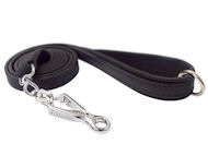 Our Canine Flat Leather Leash 3/4",6FT + quick release snap hook Our Canine Flat Leather Leash 3/4",6FT + quick release snap hook