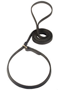 Leather Slip Lead 6 FT on 1/2'' for walking dogs Leather Slip Lead 6 FT on 1/2'' for walking dogs