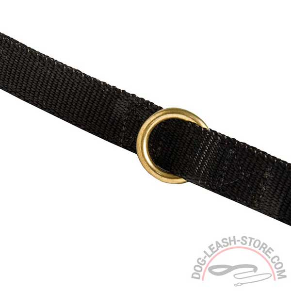 Rust Resistant Brass Floating Ring of Nylon Dog Leash