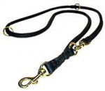 All Weather Leather Dog Leash/Lead - Custom Leather Leash - 1/5"