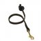 Short Professional leather dog leash - dog lead