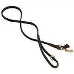 Stitched Leather Dog Leash