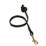 Short Professional leather dog leash - dog lead