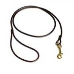Special Handcrafted Round Leather Dog Leash