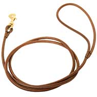Elegant Leather Dog Leash for Dog Shows Elegant Leather Dog Leash for Dog Shows