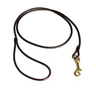 Special Handcrafted Round Leather Dog Leash