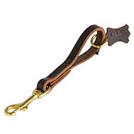 Easy Grab Leather Dog Leash Easy Grab Leather Dog Leash