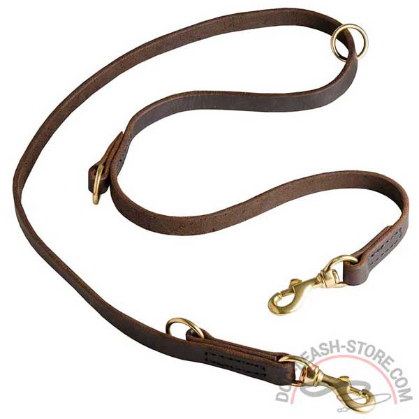 Multifunctional Leather Dog Leash High Quality