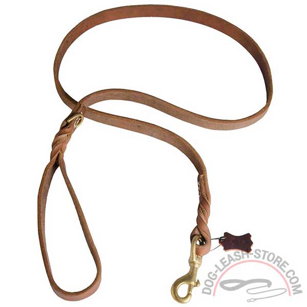 Schutzhund Leather Dog Leash Training