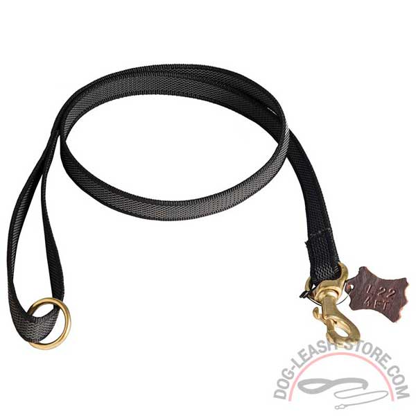 Nylon Training Dog Lead with Floating Ring