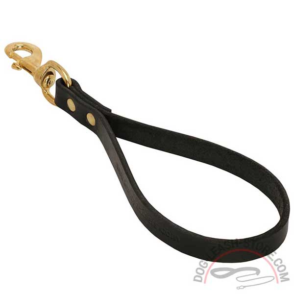 Black Leather Pull Tab for Nice Hangling Your Dog