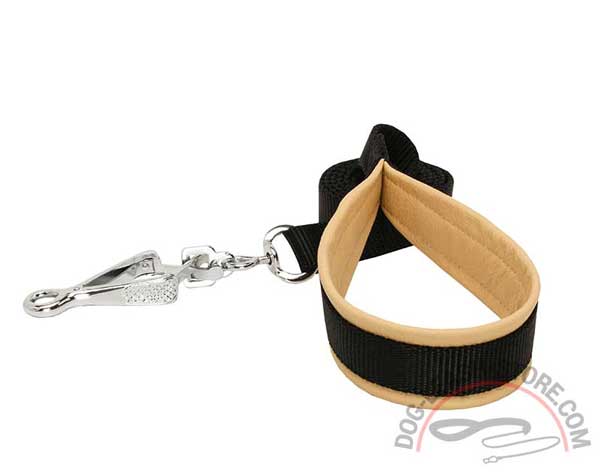 Handle Padded Nappa of Nylon Dog Leash